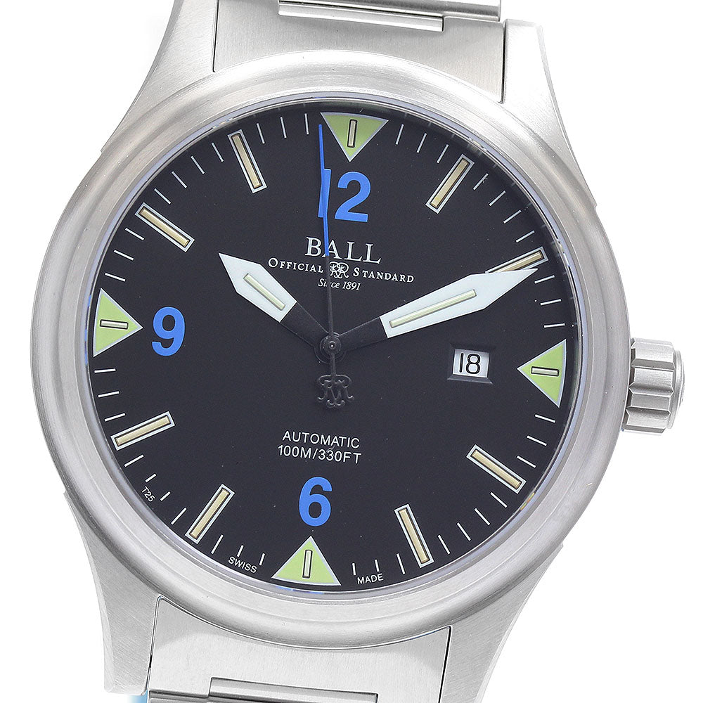 BALLWATCH NM2090C-SJ-BKBE Stokeman II Date Automatic Men's Watch Unused with Inner Box and Warranty Card.