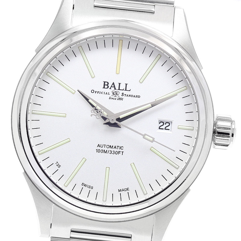 BALLWATCH NM2098C-S20J-WH Fireman Enterprise Date Automatic Men's Watch Unused with Warranty.