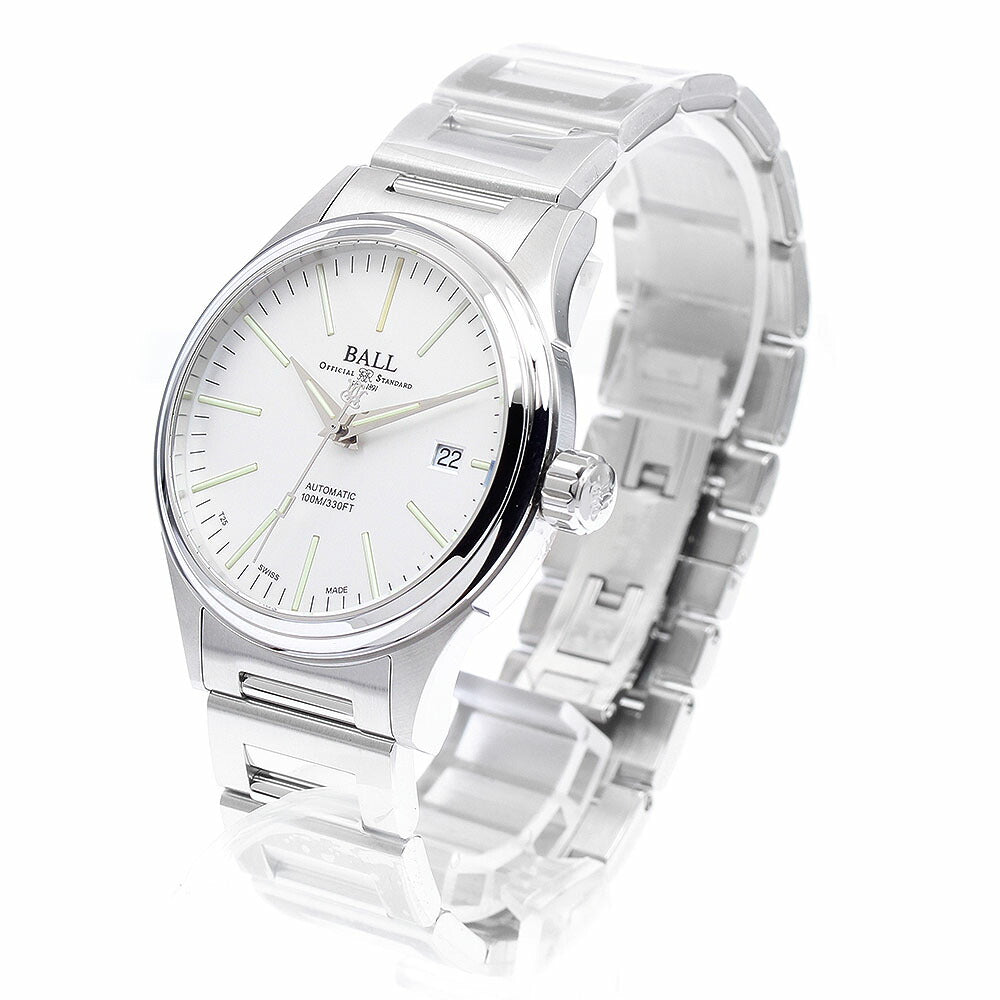 BALLWATCH NM2098C-S20J-WH Fireman Enterprise Date Automatic Men's Watch Unused with Warranty.