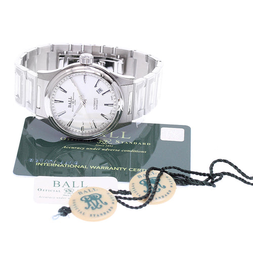 BALLWATCH NM2098C-S3J-SL Fireman Victory Date Automatic Men's Watch Unused with Inner Box and Warranty Card.