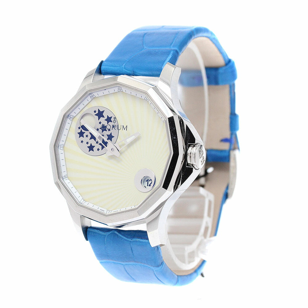 CORUM A384/03121 Admiral's Cup Legend 38 Mystery Moon Diamond Bezel Quartz Boys' Watch Excellent Condition with Warranty.