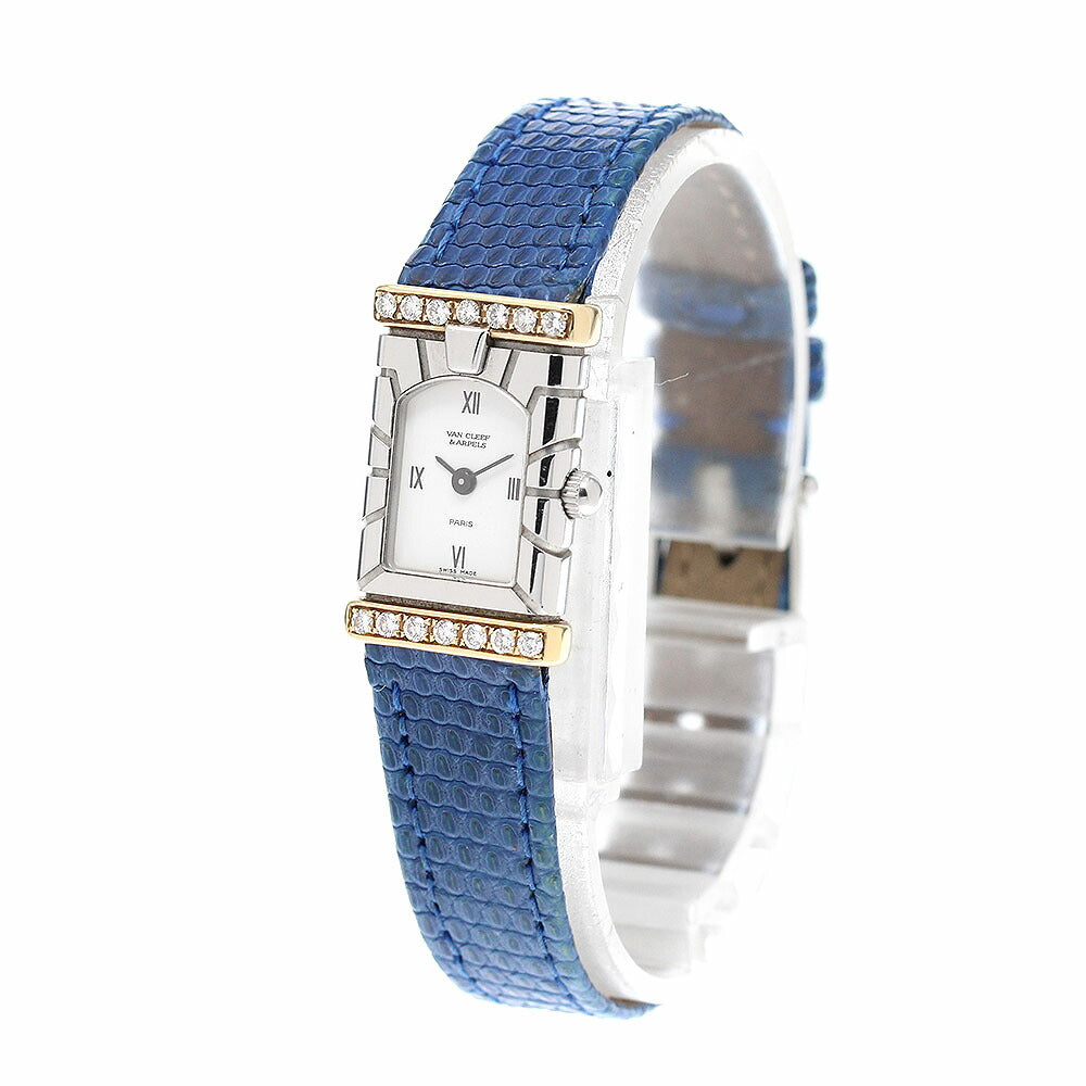 Van Cleef & Arpels Ref.431963T5 Facade Diamond Bezel Quartz Ladies Watch