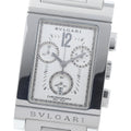 BVLGARI RTC49S Rettangolo Date Chronograph Quartz Men's Watch