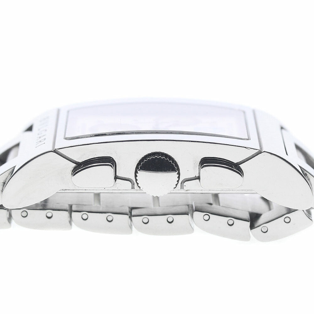 BVLGARI RTC49S Rettangolo Date Chronograph Quartz Men's Watch