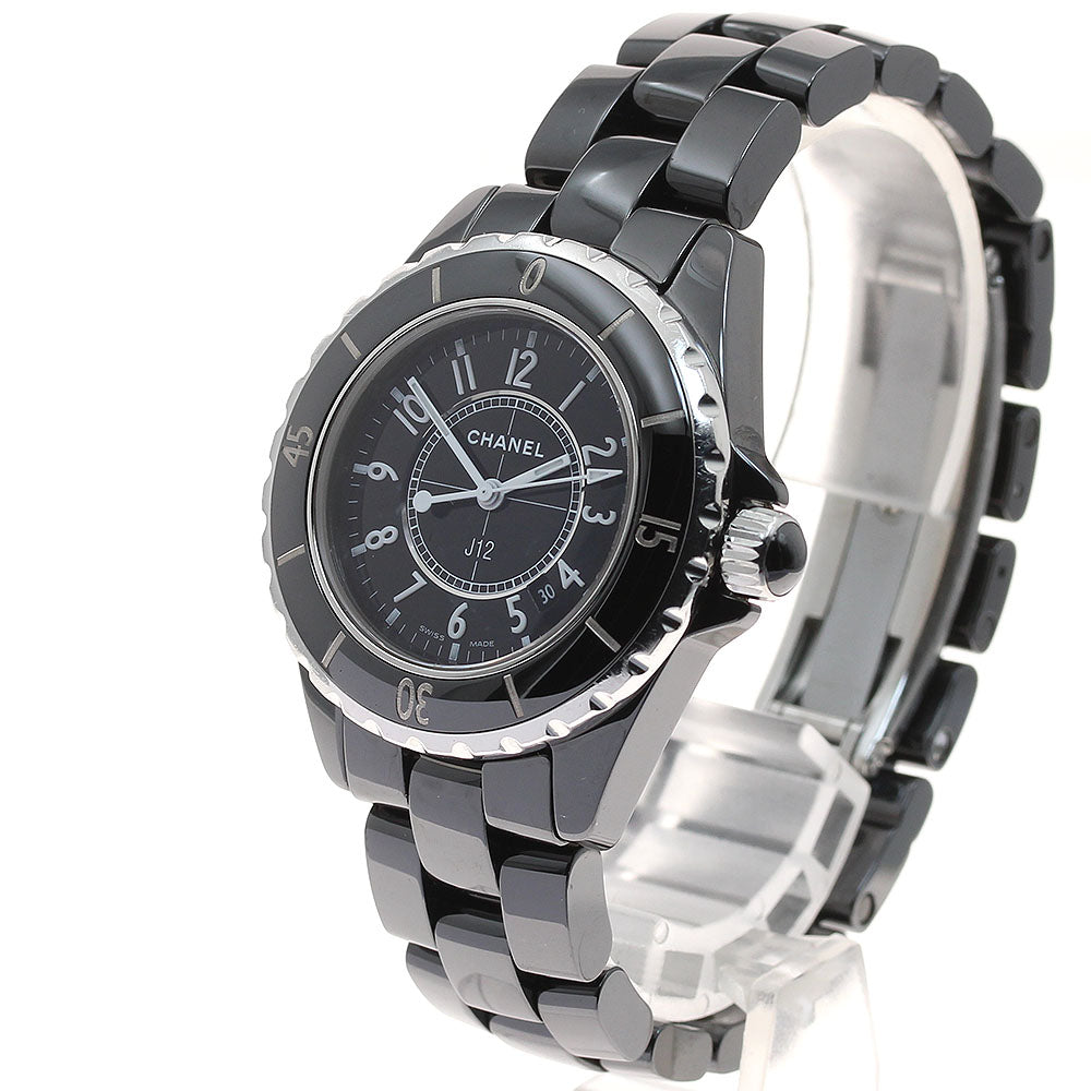 CHANEL H0682 J12 Black Ceramic 33mm Quartz Women's Watch