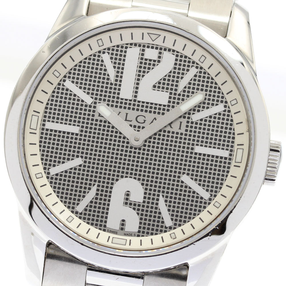 BVLGARI ST37S Solo Tempo Quartz Men's Watch with Warranty