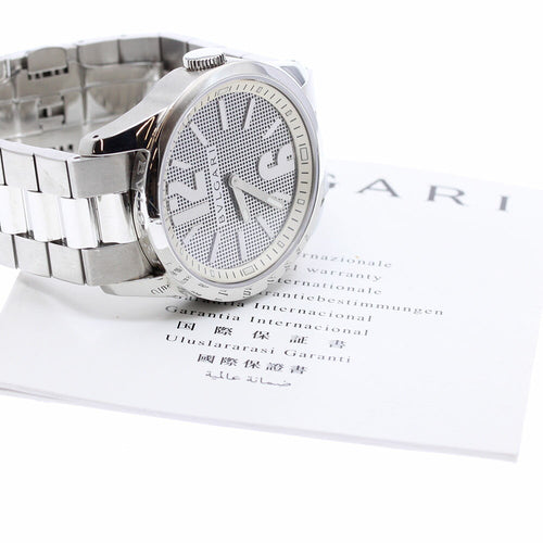 BVLGARI ST37S Solo Tempo Quartz Men's Watch with Warranty