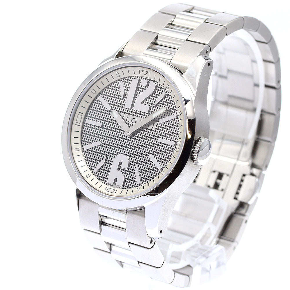 BVLGARI ST37S Solo Tempo Quartz Men's Watch with Warranty