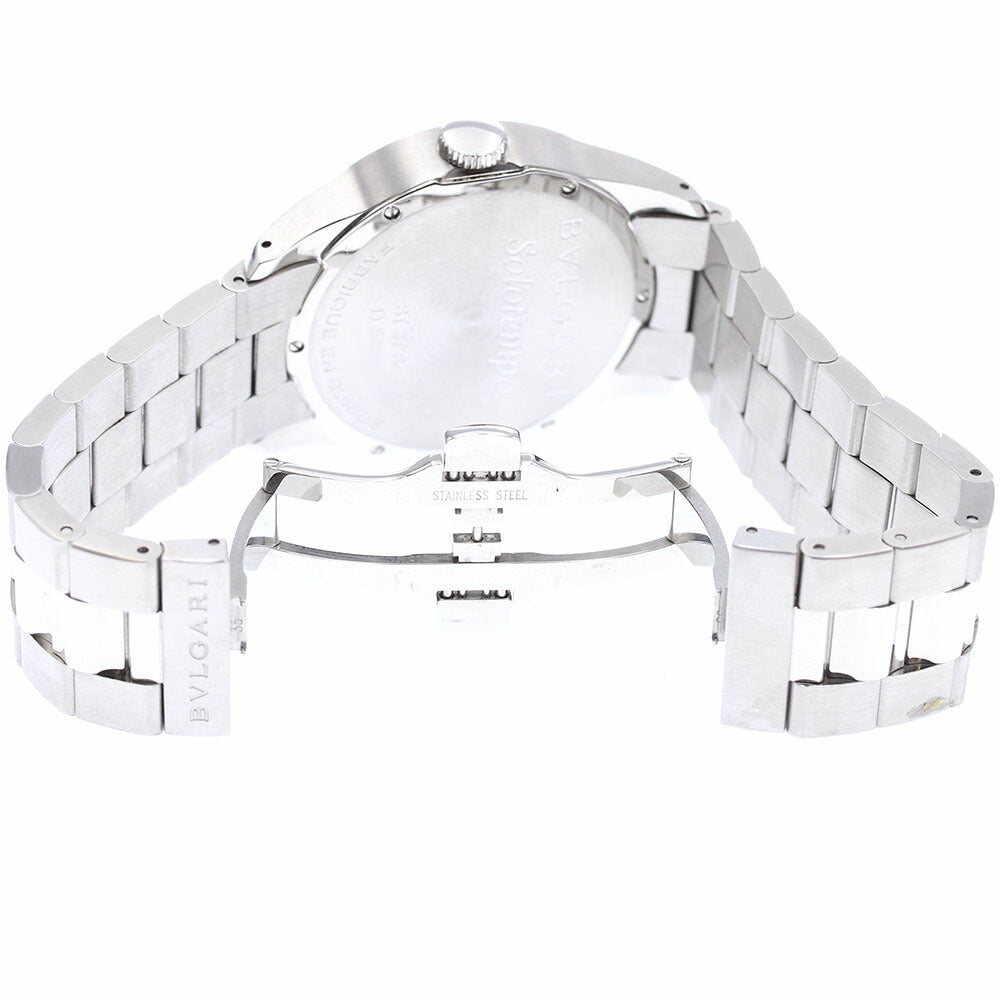 BVLGARI ST37S Solo Tempo Quartz Men's Watch with Warranty