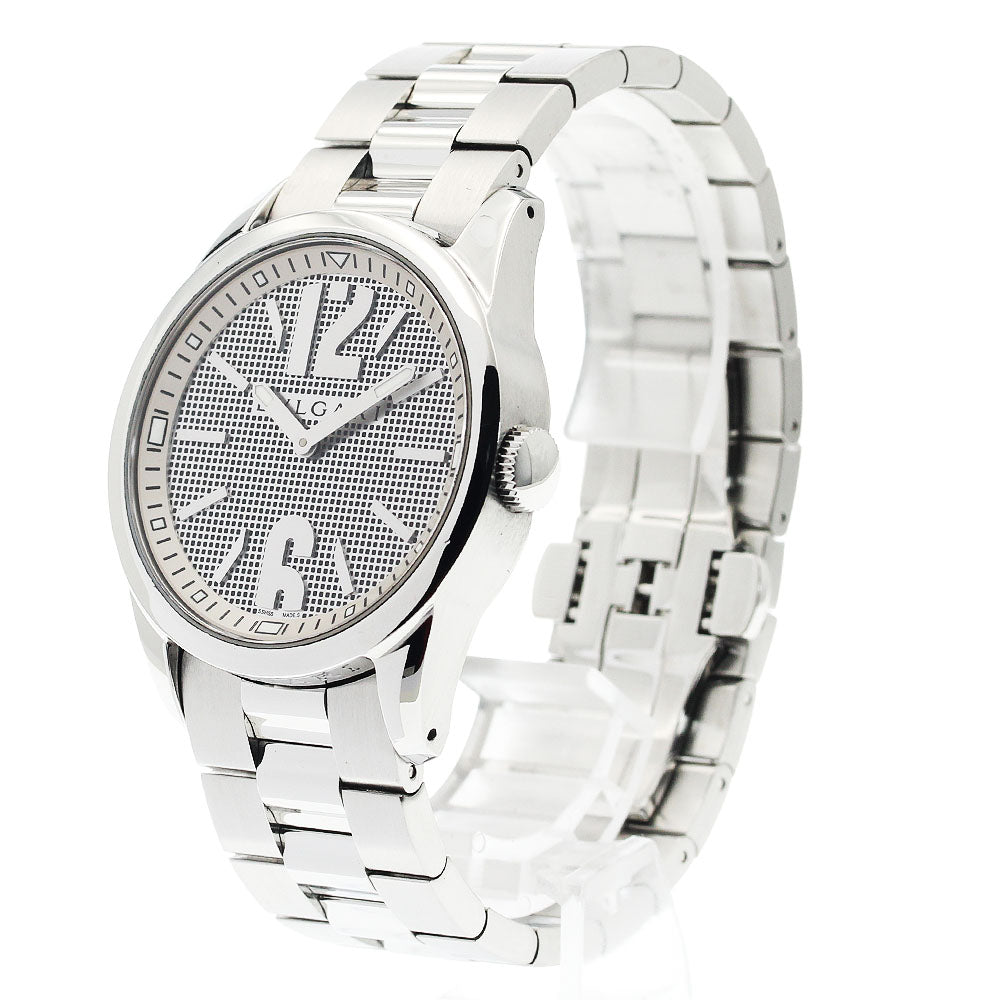 BVLGARI ST37S Solo Tempo Quartz Men's Watch Excellent Condition with Warranty Card
