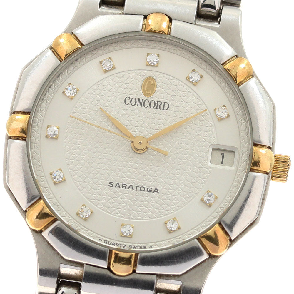 Concord 15.14.247/G Saratoga 11-Diamond Quartz Men's Watch