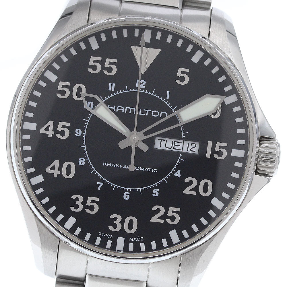 HAMILTON H647150/H64715135 Khaki Pilot Day-Date Automatic Men's Watch with Warranty