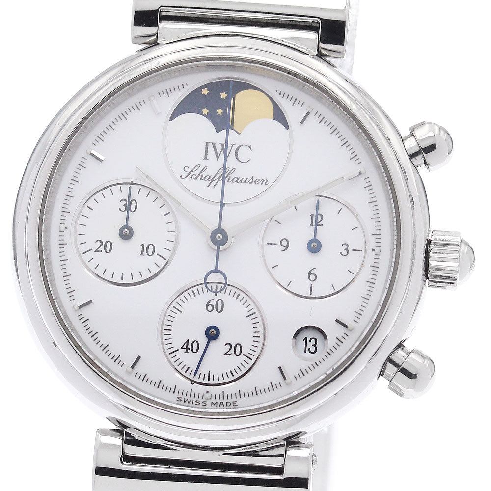 IWC SCHAFFHAUSEN IW373606 Da Vinci Chronograph Date Quartz Ladies Watch with Warranty