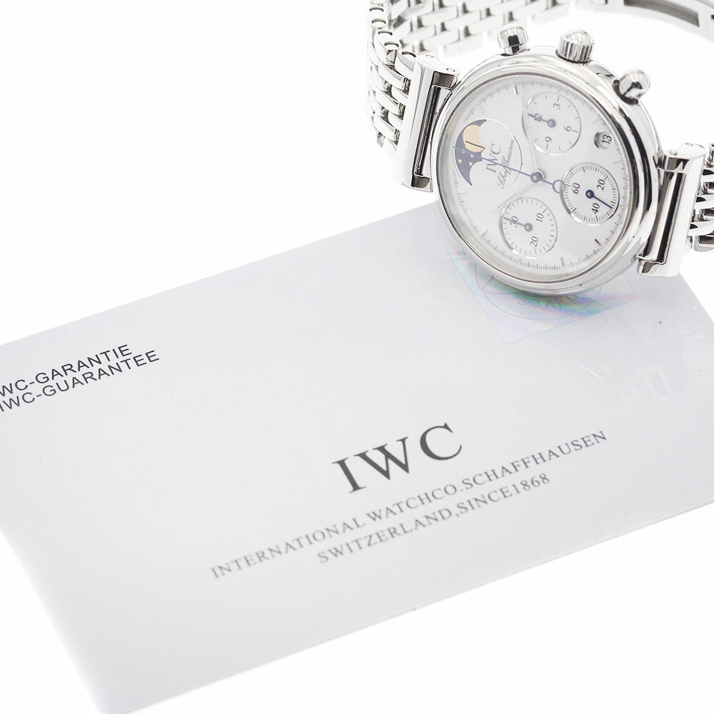IWC SCHAFFHAUSEN IW373606 Da Vinci Chronograph Date Quartz Ladies Watch with Warranty