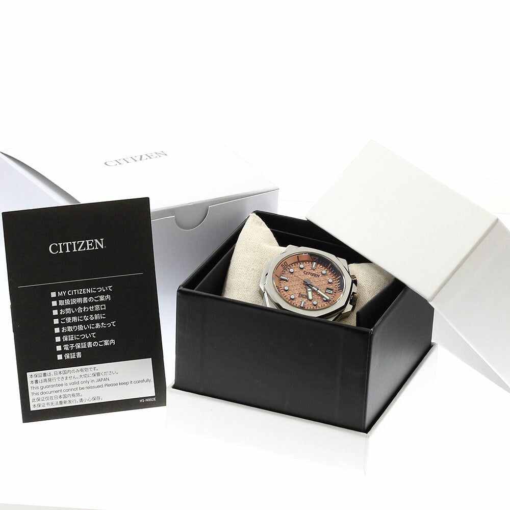 CITIZEN NB6066-51W/9051-009KM03 Series Eight Limited Edition of 1700 Pieces Worldwide Automatic Winding Men's Watch Excellent Condition with Box and Warranty Card.