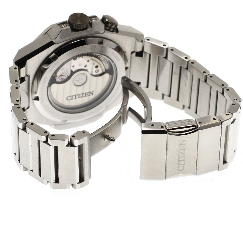 CITIZEN NB6066-51W/9051-009KM03 Series Eight Limited Edition of 1700 Pieces Worldwide Automatic Winding Men's Watch Excellent Condition with Box and Warranty Card.