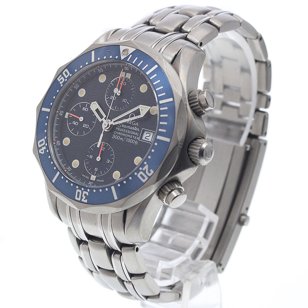 OMEGA 2298.80 Seamaster 300 Date Chronograph Automatic Men's Watch with Warranty