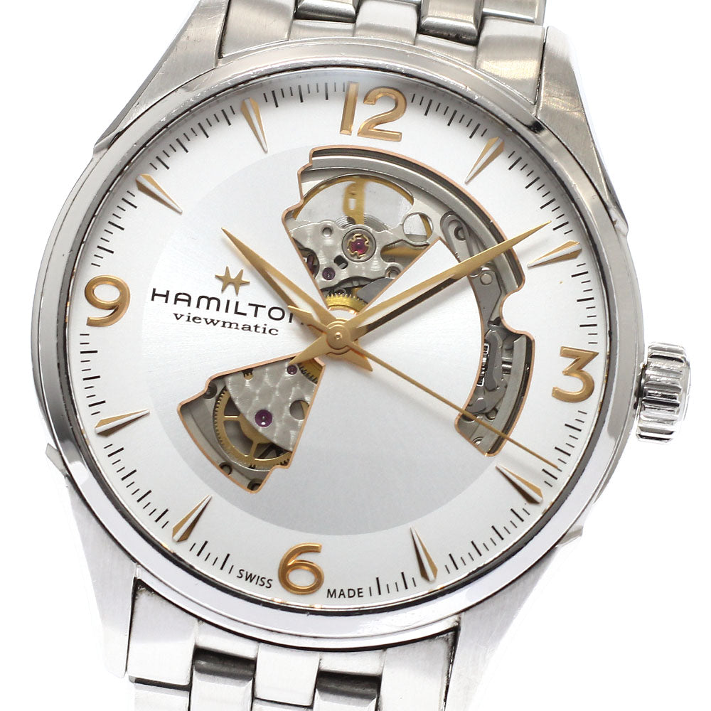 HAMILTON H327050 Jazzmaster Viewmatic Open Heart Automatic Men's Watch with Warranty