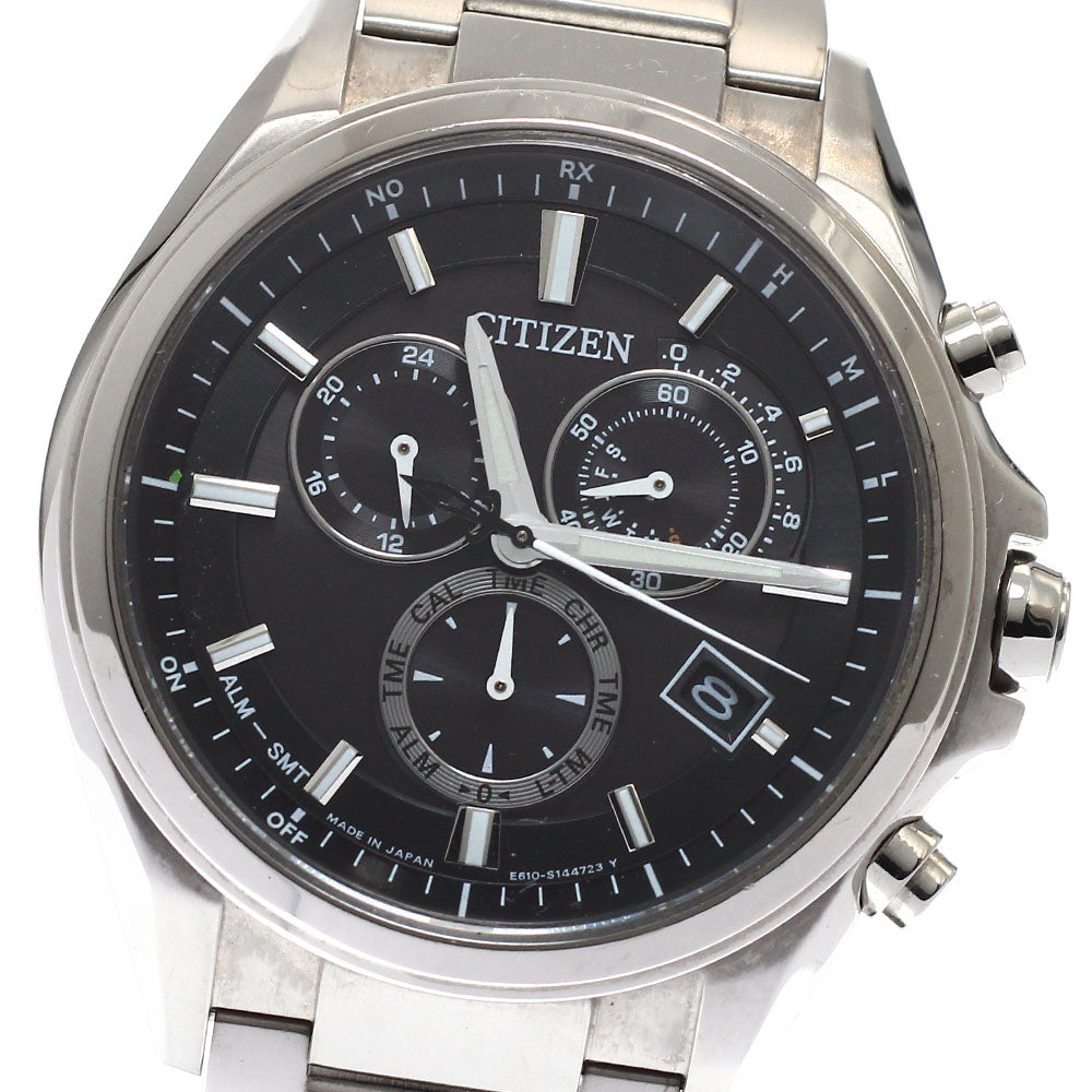 CITIZEN E610-S104203 Attesa Date Solar Radio-Controlled Men's Watch (with box and warranty)