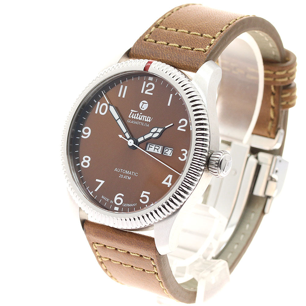 TUTIMA 6102-03 Grand Flieger Classic Date Automatic Men's Watch Excellent Condition with Box