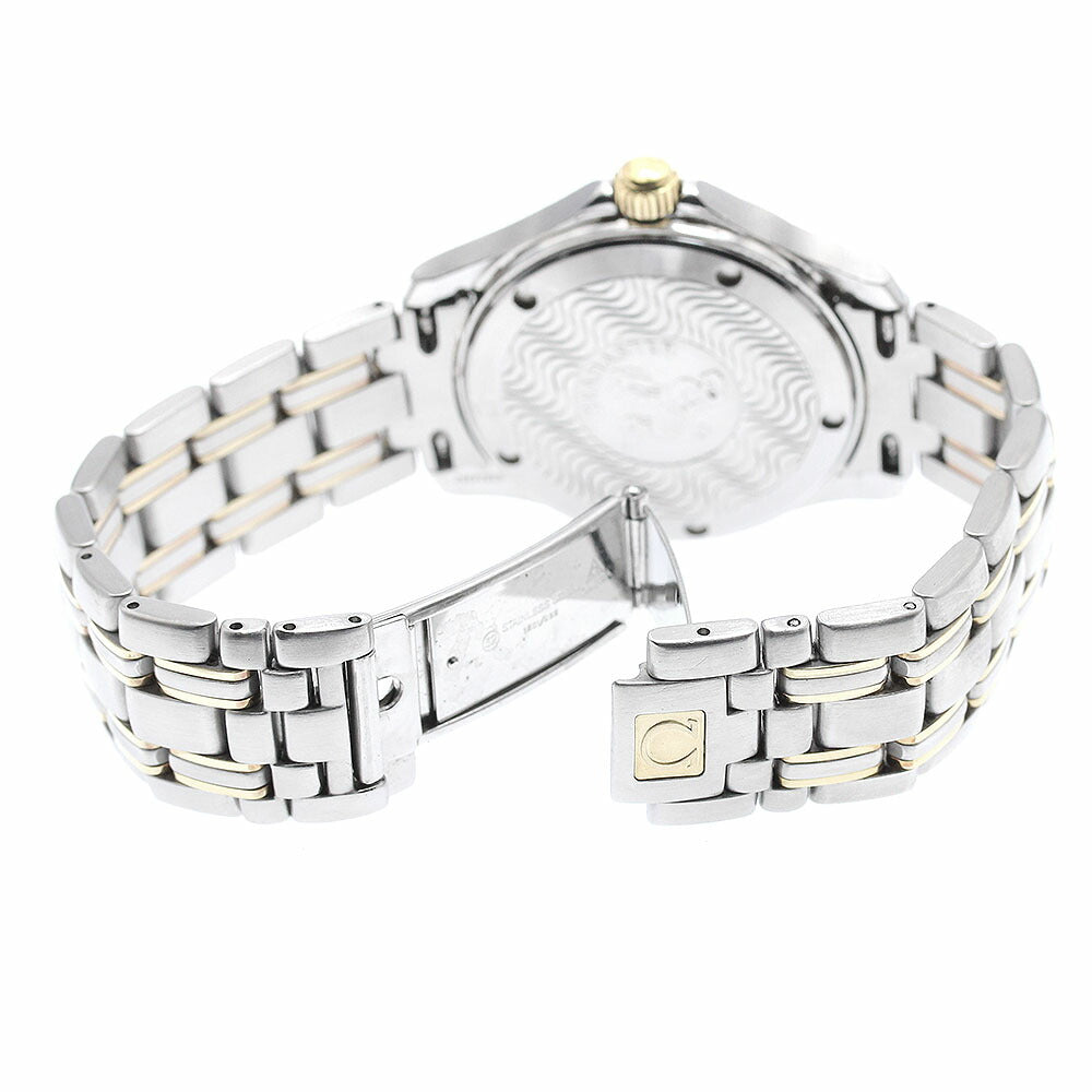 OMEGA 2311.50 Seamaster 120 YG Bezel Quartz Men's Watch with Warranty