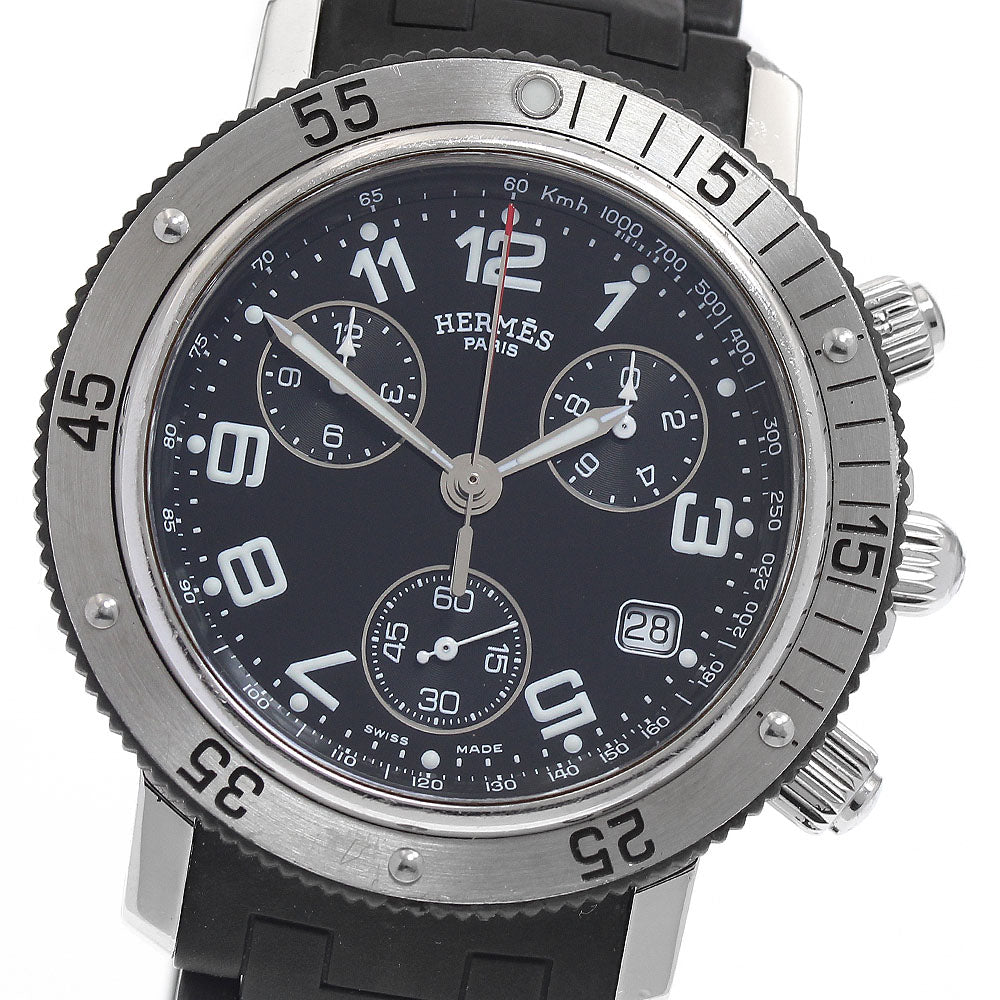 HERMES CL2.915 Clipper Diver Chronograph Quartz Men's Watch