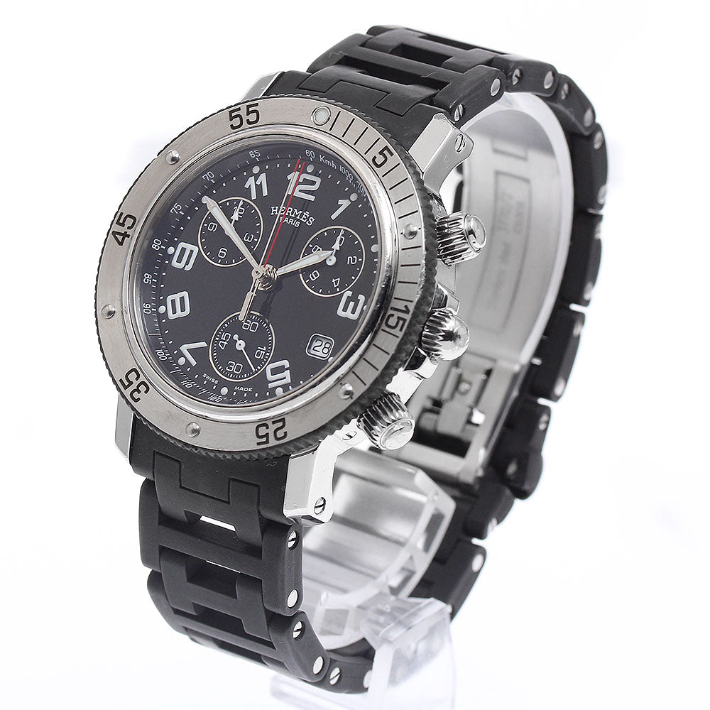 HERMES CL2.915 Clipper Diver Chronograph Quartz Men's Watch