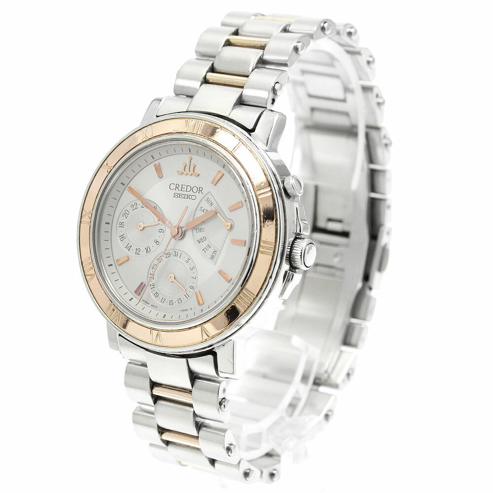SEIKO GCBG998/4S77-0020 Credor Pacific Day-Date Automatic Men's Watch