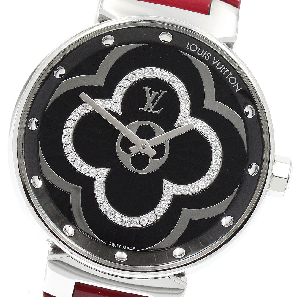 LOUIS VUITTON QA020 Tambour Moon Divine Diamond Quartz Women's Watch (with box and warranty)