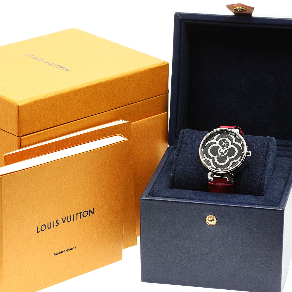 LOUIS VUITTON QA020 Tambour Moon Divine Diamond Quartz Women's Watch (with box and warranty)