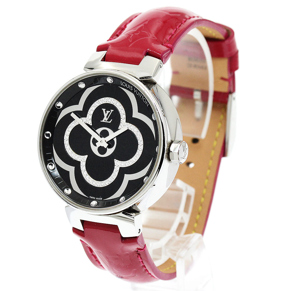 LOUIS VUITTON QA020 Tambour Moon Divine Diamond Quartz Women's Watch (with box and warranty)