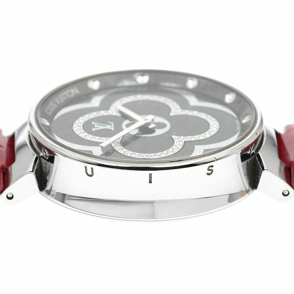 LOUIS VUITTON QA020 Tambour Moon Divine Diamond Quartz Women's Watch (with box and warranty)
