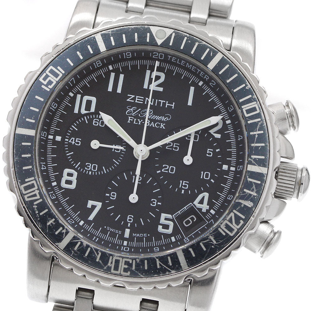 ZENITH 01/02.0470.405 Rainbow Flyback El Primero Automatic Men's Watch with Warranty
