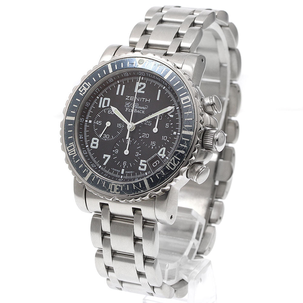 ZENITH 01/02.0470.405 Rainbow Flyback El Primero Automatic Men's Watch with Warranty