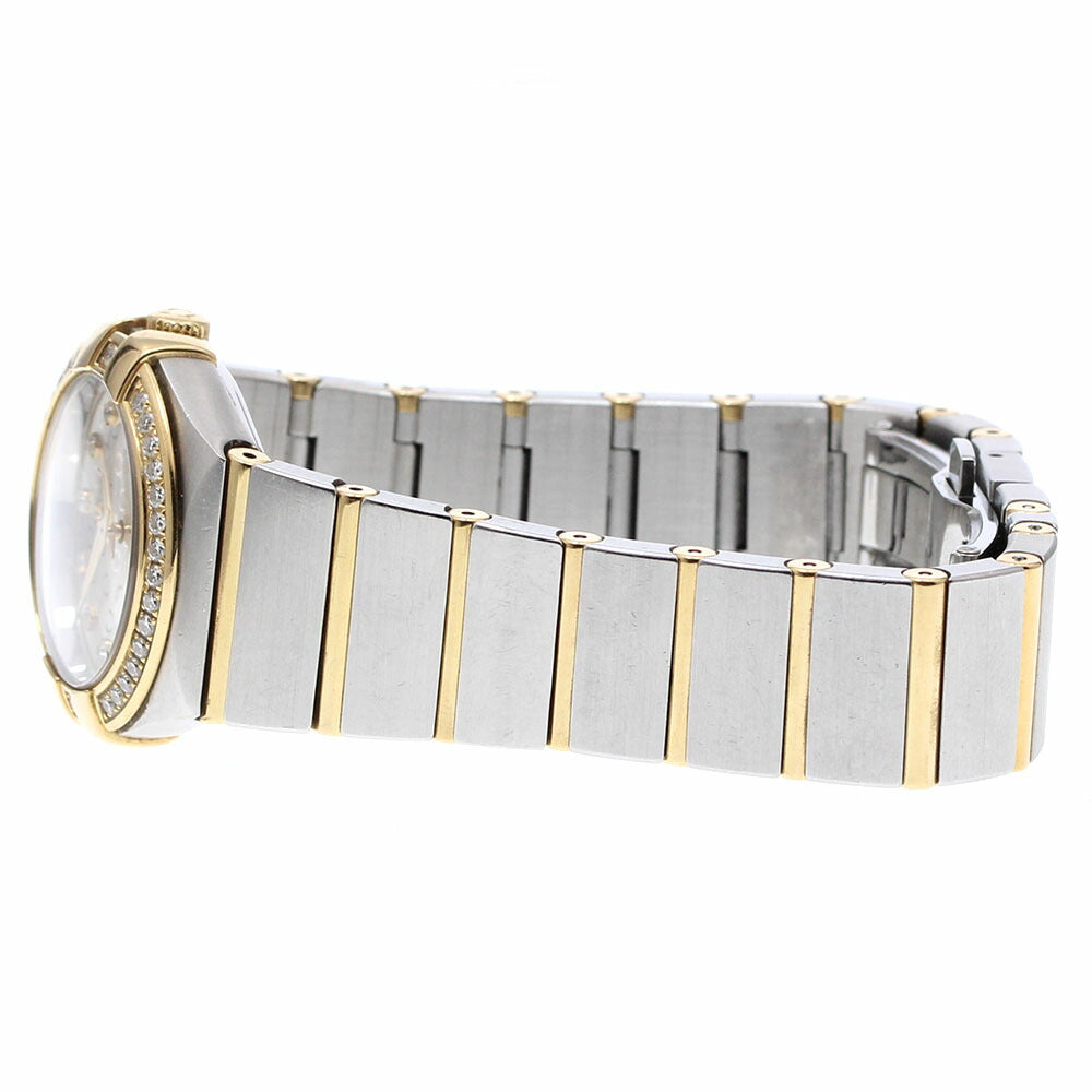 OMEGA 123.25.27.60.52.002 Constellation Brushed Diamond Bezel 12P Quartz Ladies
