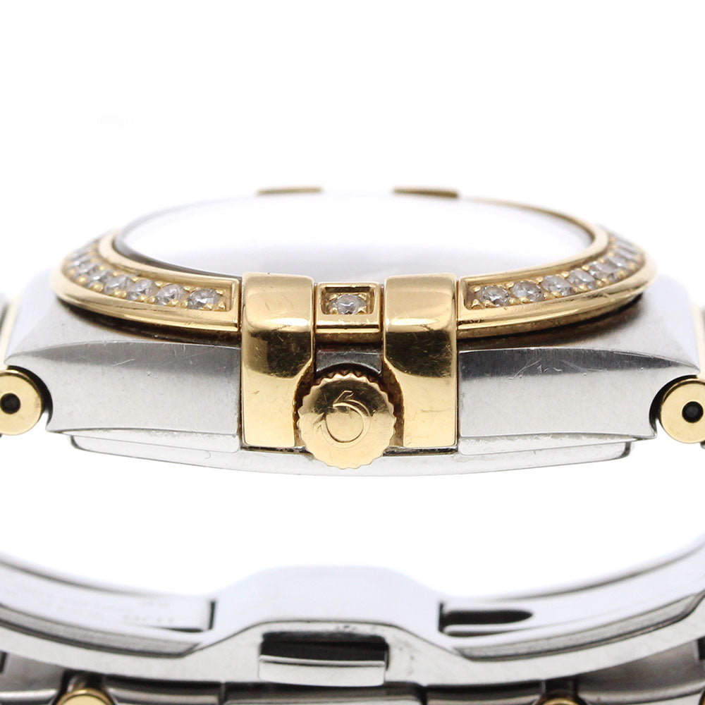 OMEGA 123.25.27.60.52.002 Constellation Brushed Diamond Bezel 12P Quartz Ladies