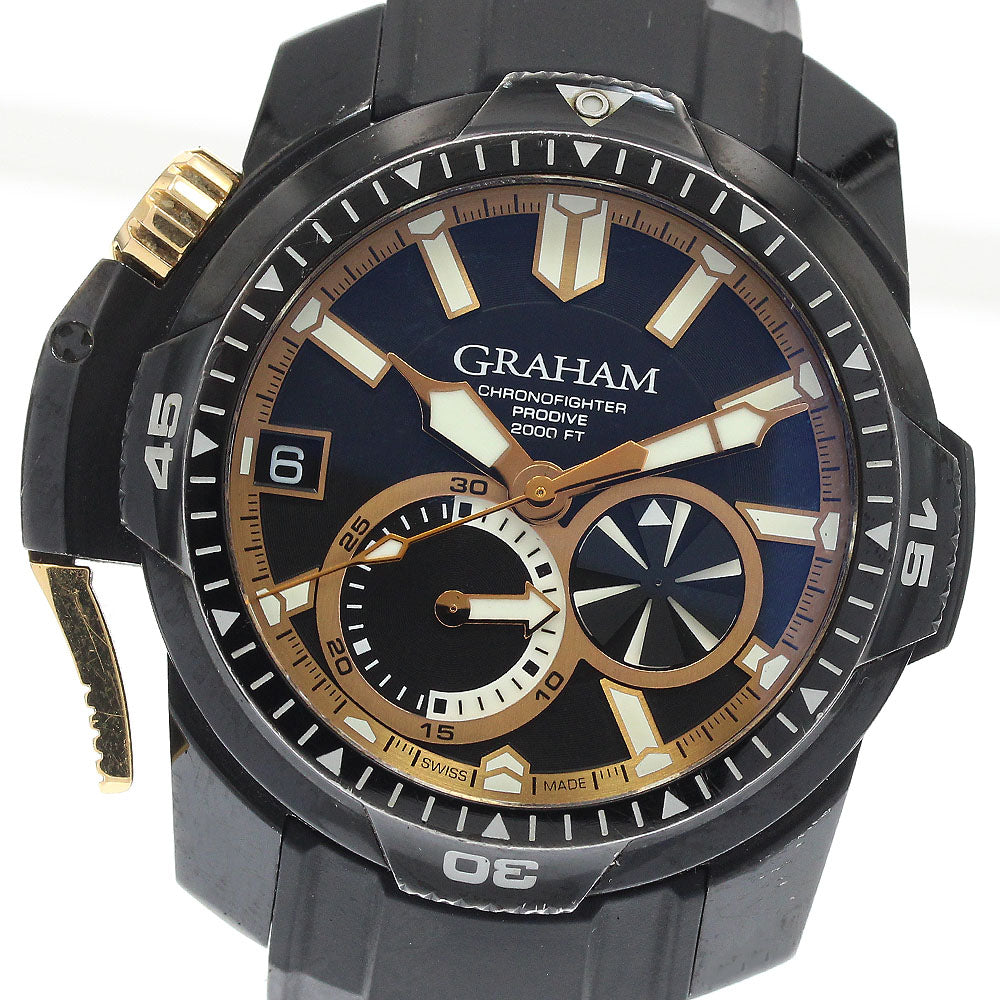 GRAHAM 2CDAZ.B04A.C160H Chronofighter Pro Dive Chronograph Limited Edition of 250 Pieces Worldwide Automatic Winding Men's Watch with Box and Warranty.