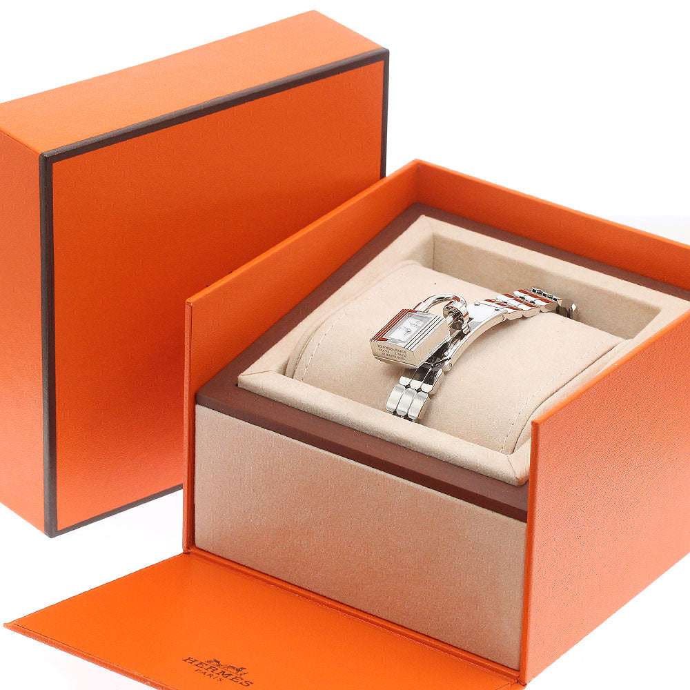 HERMES KE4.110 Kelly Watch Quartz Ladies Excellent Condition with Inner Box and Warranty Card