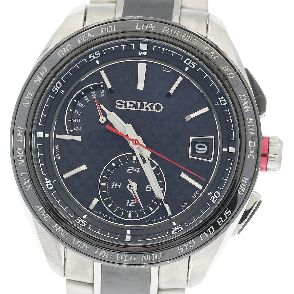 SEIKO SAGA259/8B63-0AN0 Brightz Day-Date Solar Radio-Controlled Men's Watch (with box and warranty)