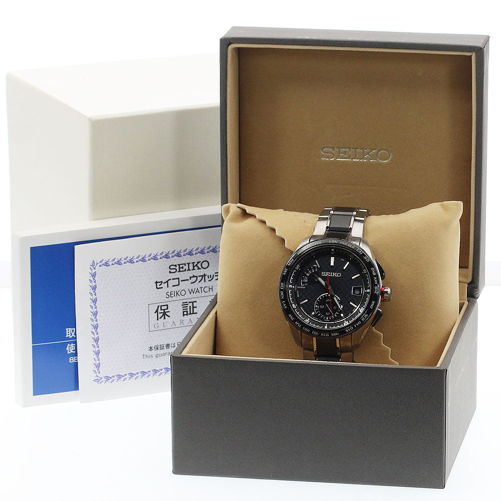 SEIKO SAGA259/8B63-0AN0 Brightz Day-Date Solar Radio-Controlled Men's Watch (with box and warranty)