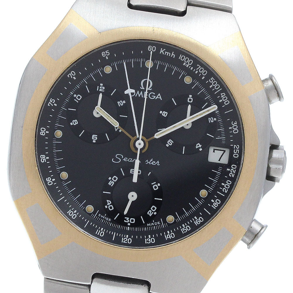 OMEGA Seamaster Polaris Chronograph Quartz Men's Watch (Good Condition)