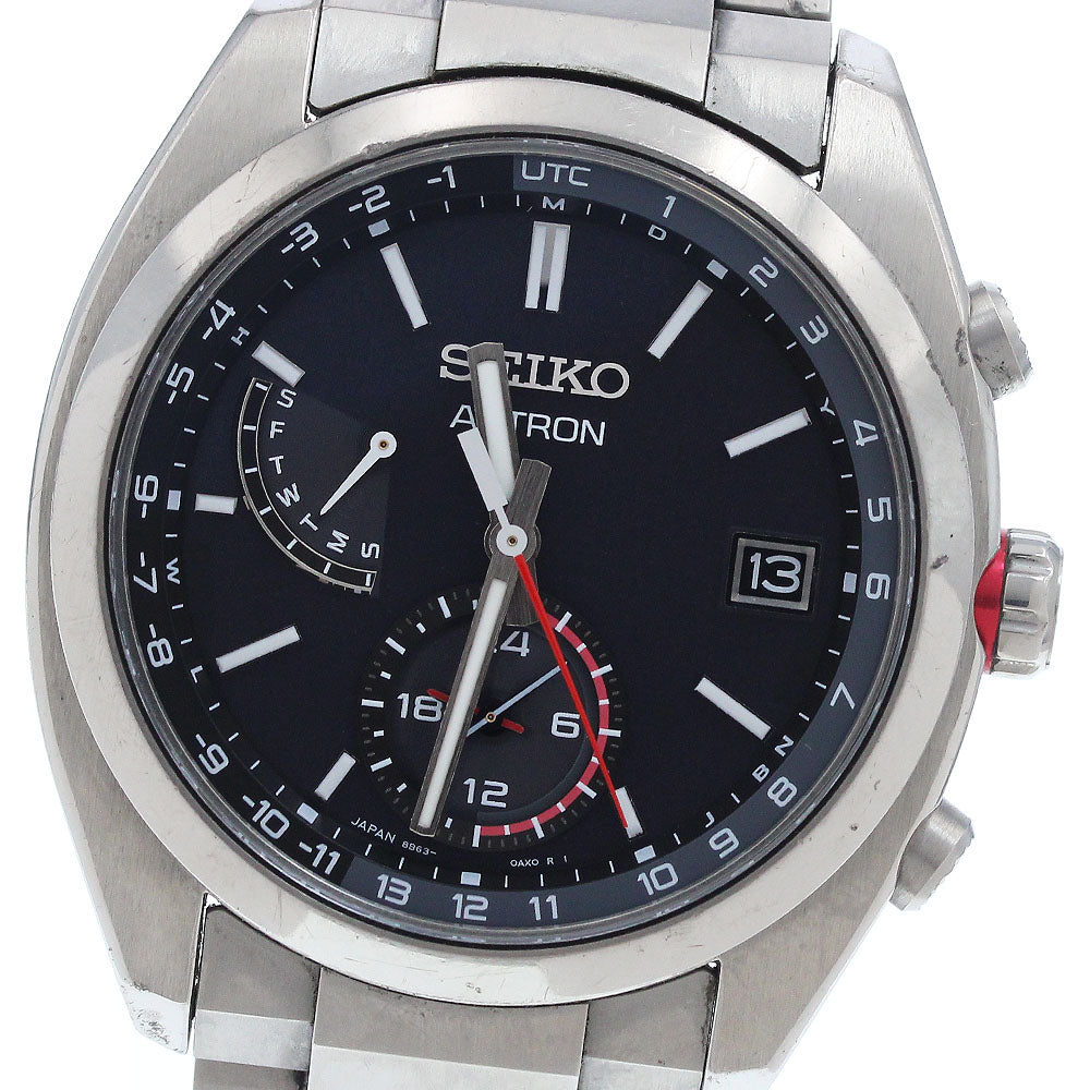 SEIKO SBXY017/8B63-0BA0 Astron Day-Date Solar Radio-Controlled Men's Watch (Comes with Box and Warranty)