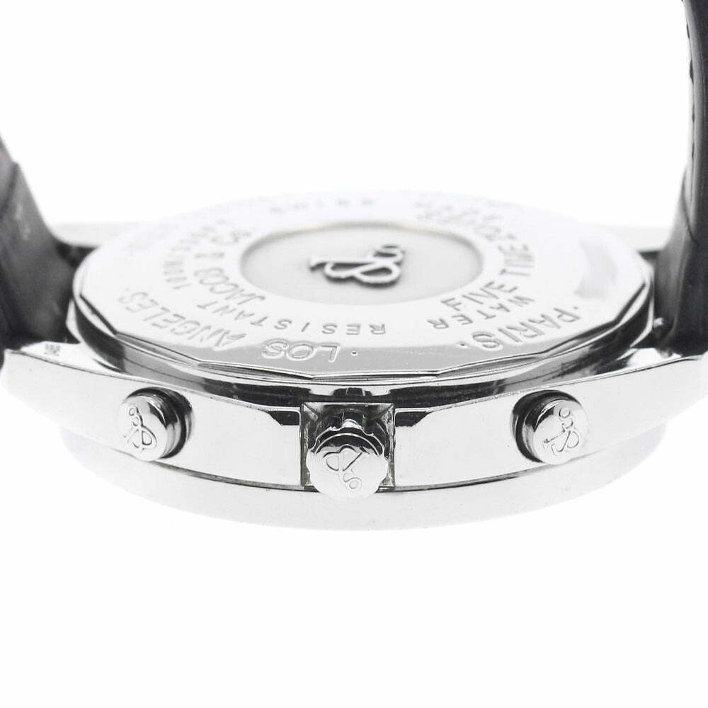 JACOB&CO 5 Time Zone Date Diamond Bezel Quartz Men's Watch