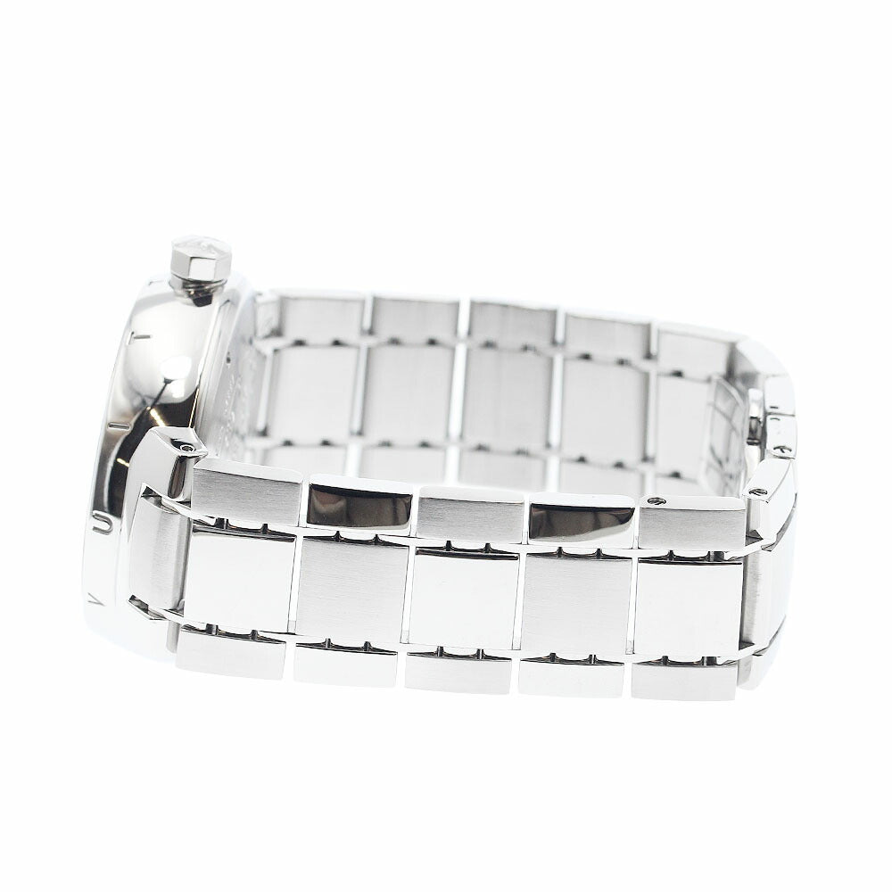 LOUIS VUITTON Q1112 Tambour Date Quartz Men's Watch Excellent Condition with Box and Warranty Card