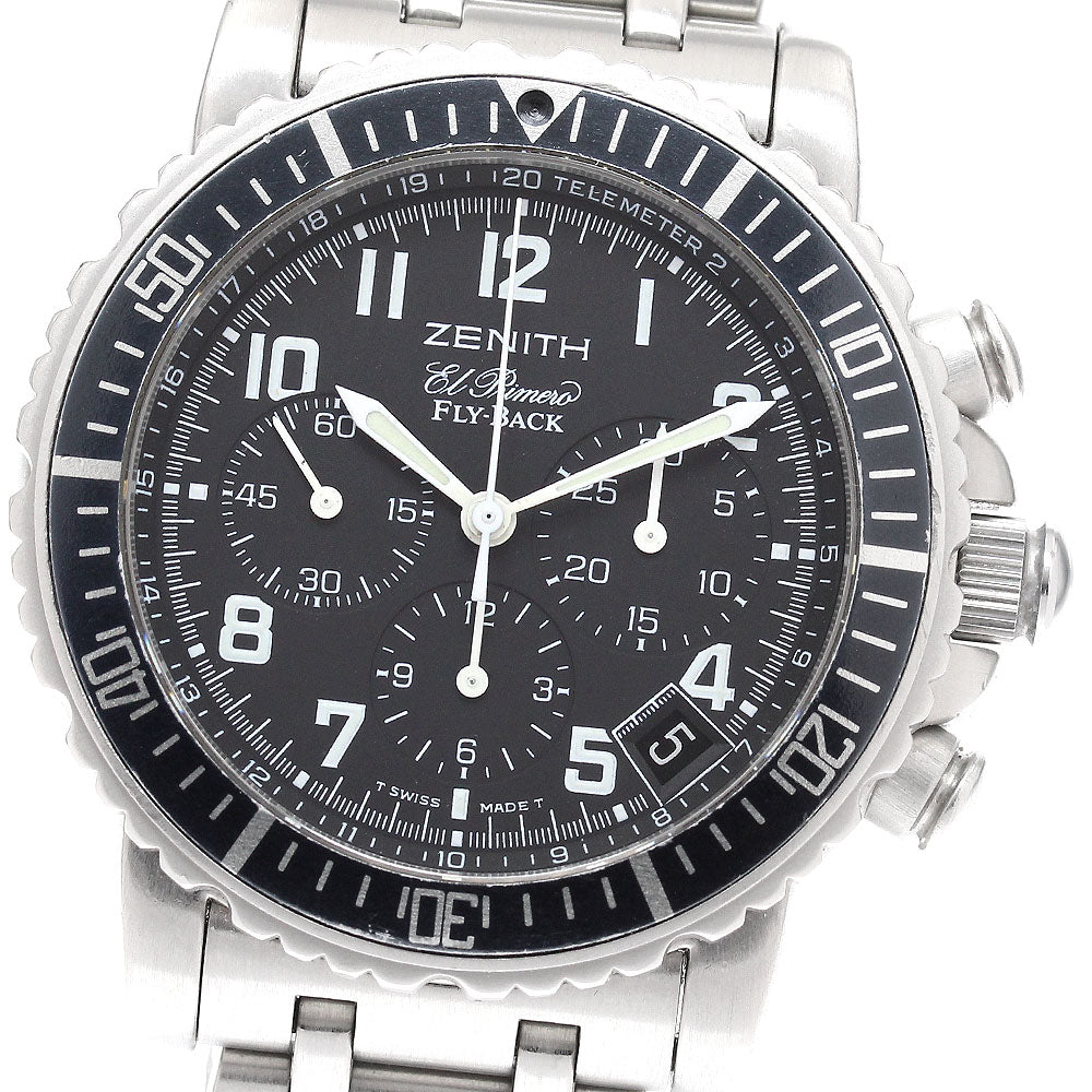 ZENITH 01/02.0470.405 Rainbow Flyback El Primero Automatic Men's Watch with Warranty
