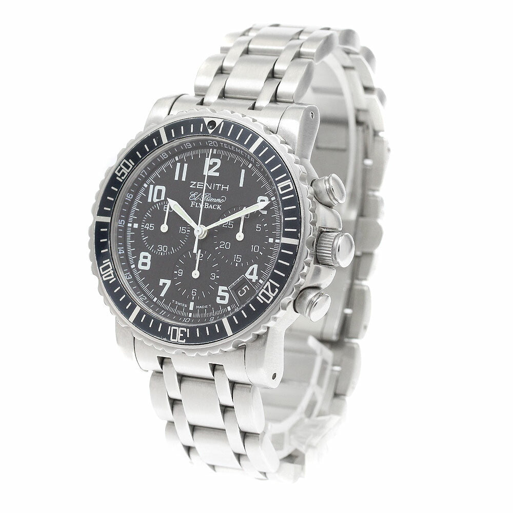 ZENITH 01/02.0470.405 Rainbow Flyback El Primero Automatic Men's Watch with Warranty