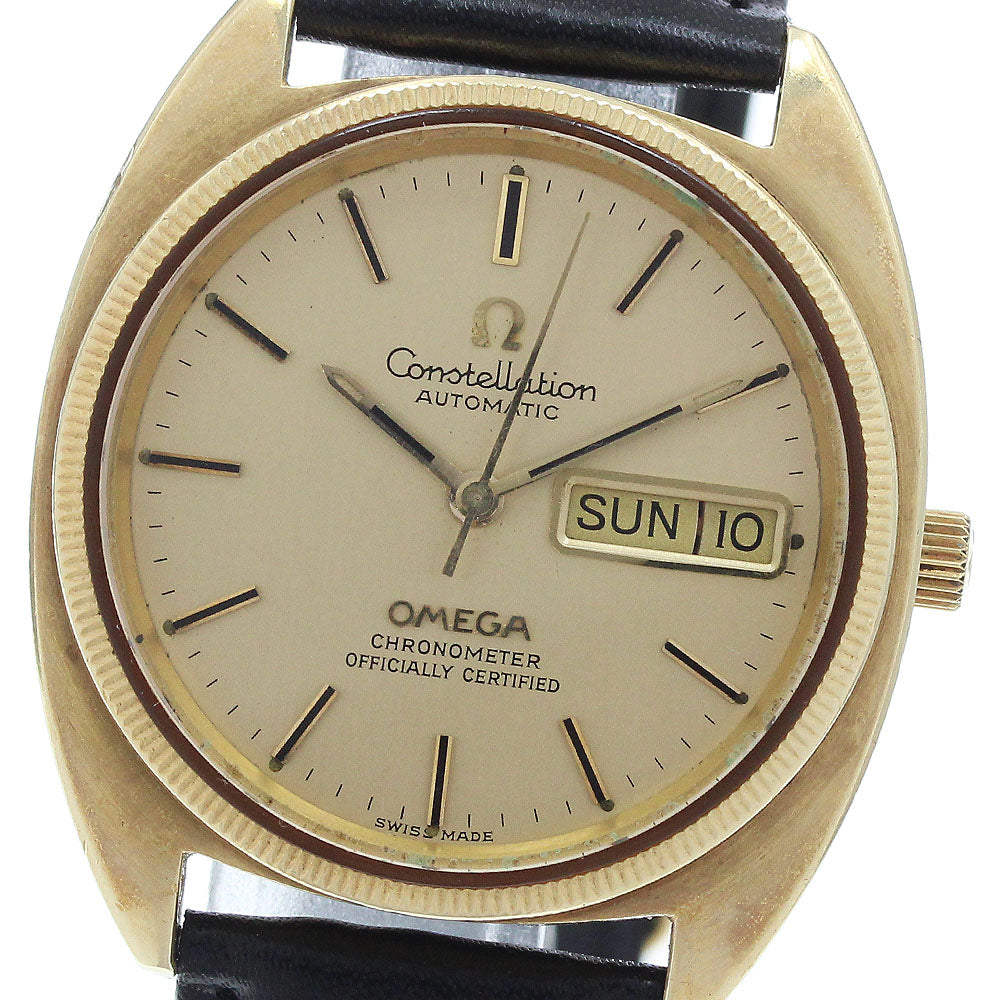 OMEGA CD168.0057 Constellation YG Bezel Cal.1021 Automatic Men's Watch