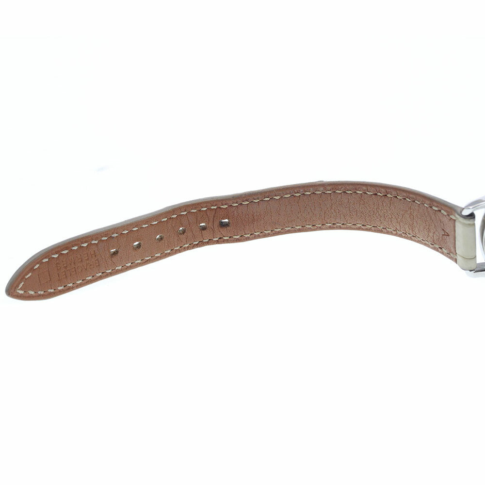 HERMES CA2.230 Slim de Diamond Bezel Quartz Women's Watch with Inner Box and Warranty Card