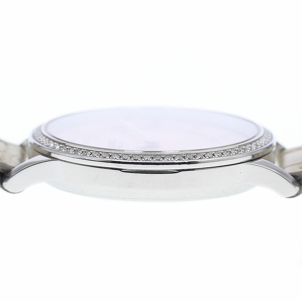 HERMES CA2.230 Slim de Diamond Bezel Quartz Women's Watch with Inner Box and Warranty Card