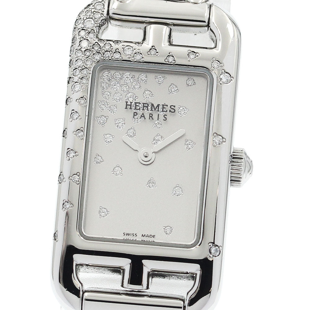 HERMES NA2.131 Nantucket Mini Jete de Diamant Quartz Women's Watch with Warranty